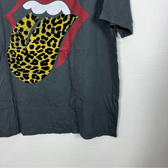 Daydreamer Rolling Stones Leopard Tongue Graphic Tee - Picture 6 of 10